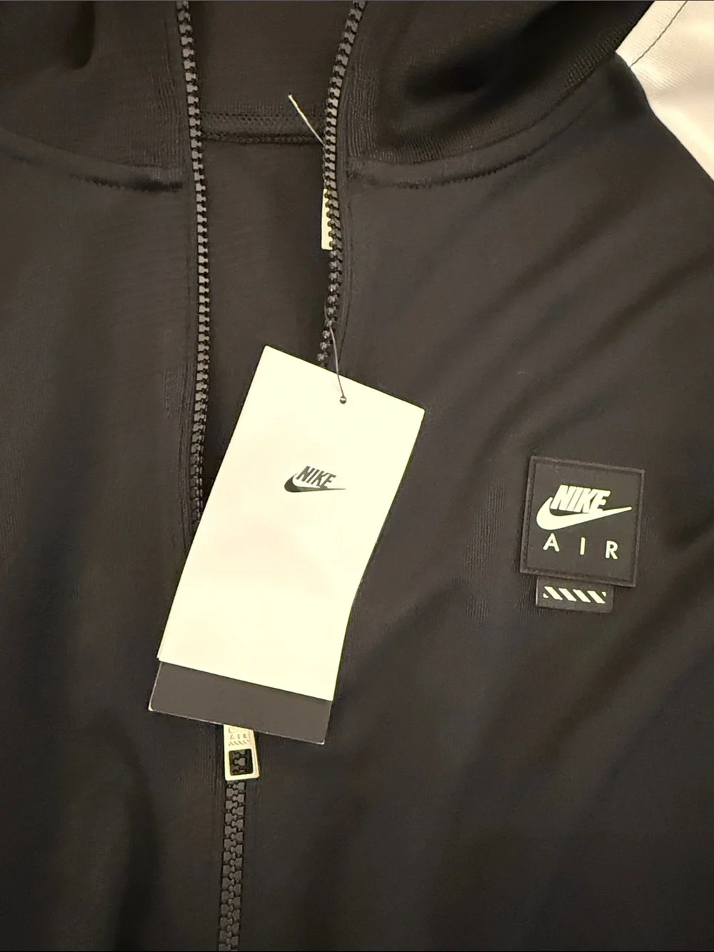 Nike Air Pack Men's Full Zip Track Jacket Black/White IB2145-010 Men’s Size XL
